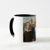 American Gothic: Country Life Poor Rural Bauer Tasse (Vorderseite Links)