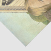 American Gothic Famous Artwork Art Decoupage Seidenpapier (Detail)