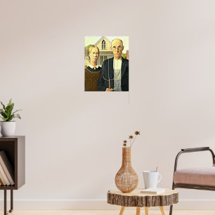 American Gothic, Gemälde, Poster