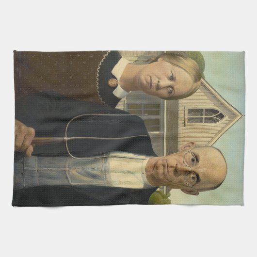 American Gothic Geschirrtuch (Horizontal)