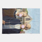 American Gothic Grant Wood Geschirrtuch (Horizontal)