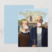 American Gothic Grant Wood gratuliert (Vorne/Hinten)
