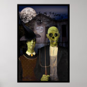American Gothic Halloween Poster (Vorne)