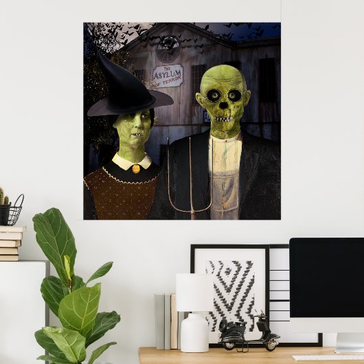American Gothic Halloween Poster (Heimbüro)