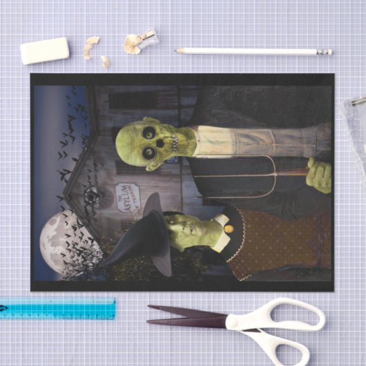 American Gothic Halloween Seidenpapier (Handwerk)