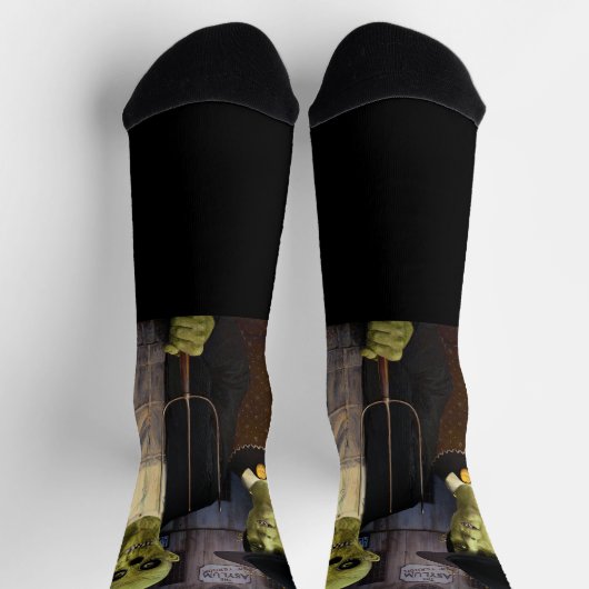American Gothic Halloween Socken (Oben)