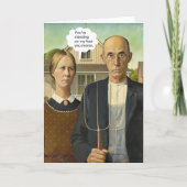 American Gothic Karte (Vorderseite)