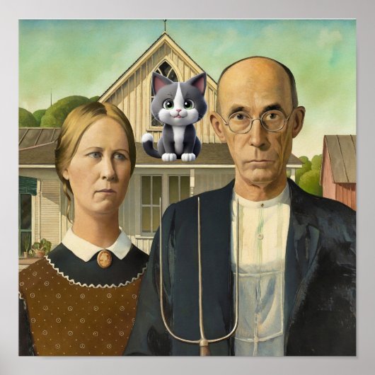 American Gothic —Kunst Poster (Vorne)