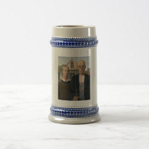 American Gothic: Ländliches Leben Armer ländlicher Bierglas