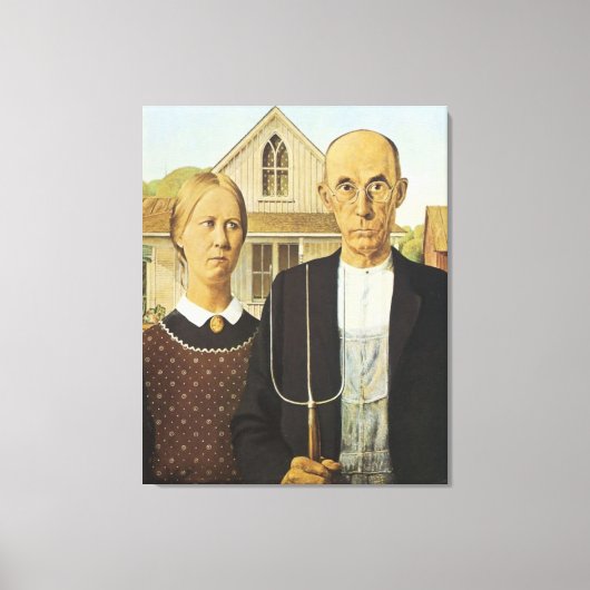 American Gothic Leinwanddruck (Vorderseite)