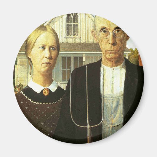 American Gothic Magnet (Vorne)