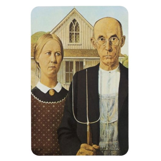 American Gothic Magnet (Vertikal)