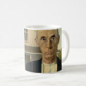 American Gothic Painting Kaffeetasse (VorderseiteRechts)