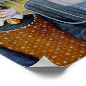 American Gothic Parody Painting Watercolor 8x10 Poster (Ecke)