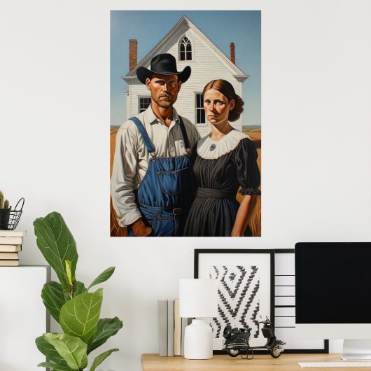 American Gothic Part Deux Poster (Heimbüro)