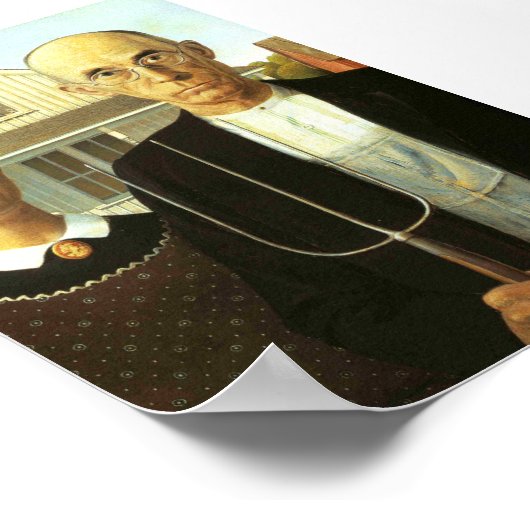 American Gothic (Perfect Quality) Poster (Ecke)
