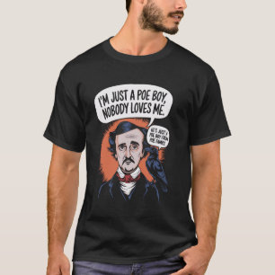 American Gothic Poe Boy für Bücherwurm oder Autor T-Shirt