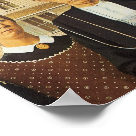 American Gothic Poster (Ecke)