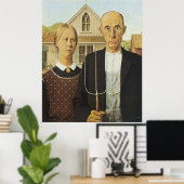 American Gothic Poster (Heimbüro)