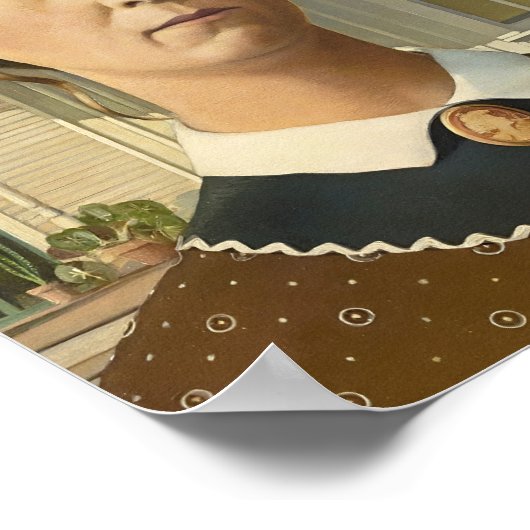 American Gothic Poster (Ecke)