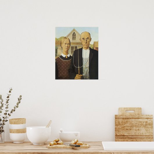 American Gothic Poster (Küche)