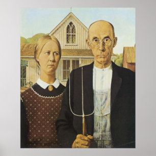 American Gothic Poster