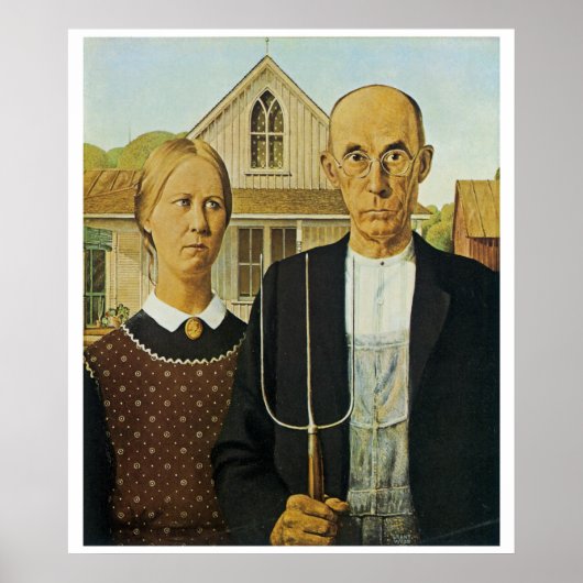 American Gothic Poster (Vorne)