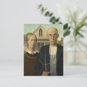 American Gothic Postkarte (Stehend Vorderseite)