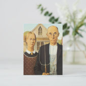 American Gothic Postkarte (Stehend Vorderseite)