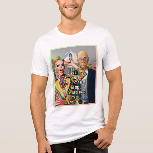 AMERICAN GOTHIC REVISITED Tri-Blend SHIRT (Vorderseite)