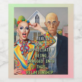 AMERICAN GOTHIC REVISITED WEINETIKETT (Einzelnes Label)