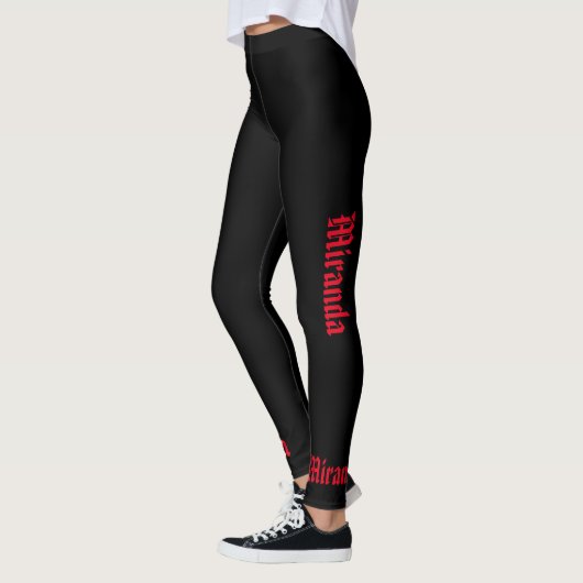 American Gothic Script Tattoo Leggings (Links)
