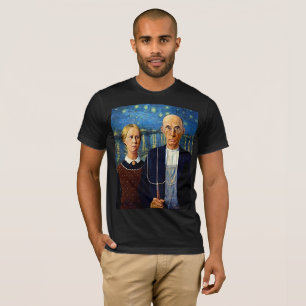 American Gothic Sternennacht T-Shirt