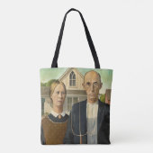 American Gothic Tote Bag Tasche (Rückseite)