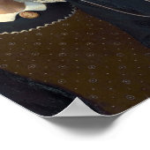 American Gothic von Grant DeVolson Wood Poster (Ecke)