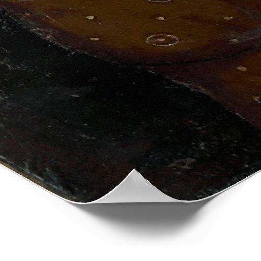 American Gothic von Grant Wood (1930) Poster (Ecke)