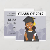 American Graduate Einladung (Vorne/Hinten)