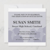 American Graduate Einladung (Rückseite)