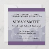 American Graduate Einladung (Rückseite)