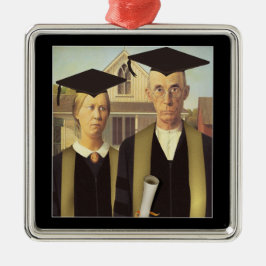 American Graduate Ornament Aus Metall