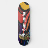 AMERICAN GRAFFIT Personalisierte Einhorn-Skateboar Skateboard (Vorderseite)