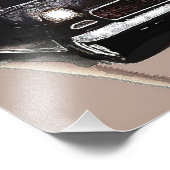 American Graffiti "Paradise Road" Drag Race Scene Fotodruck (Ecke)