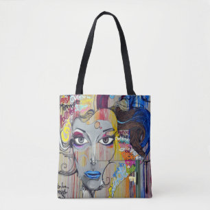 American Graffiti Zeichnend Paint Sketch Writing Tasche