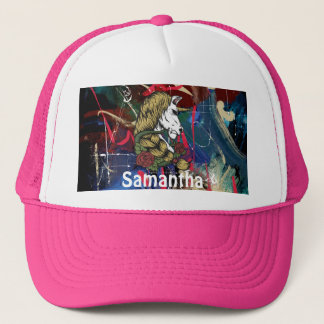 AMERICAN GRAFFITTI WARRIOR Personalisiertes Einhor Truckerkappe