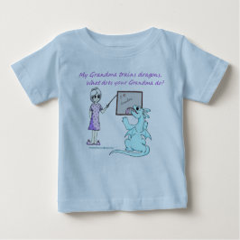 American Granny Training Dragons Romper Baby T-shirt