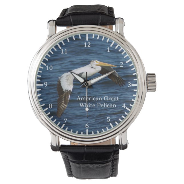 American Great White Pelican watch Armbanduhr (Vorderseite)