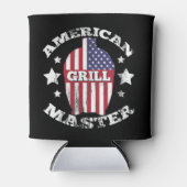 AMERICAN GRILL MASTER - KAMADO USA FLAG DOSENKÜHLER (Vorderseite)
