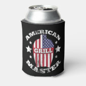 AMERICAN GRILL MASTER - KAMADO USA FLAG DOSENKÜHLER (Kanne Rückseite)