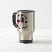 AMERICAN GRILL MASTER - KAMADO USA FLAG REISEBECHER (Vorderseite Links)