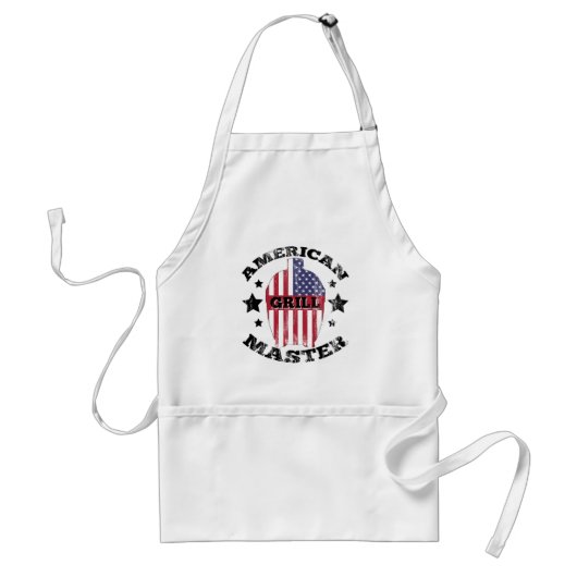 AMERICAN GRILL MASTER - KAMADO USA FLAG SCHÜRZE (Vorne)